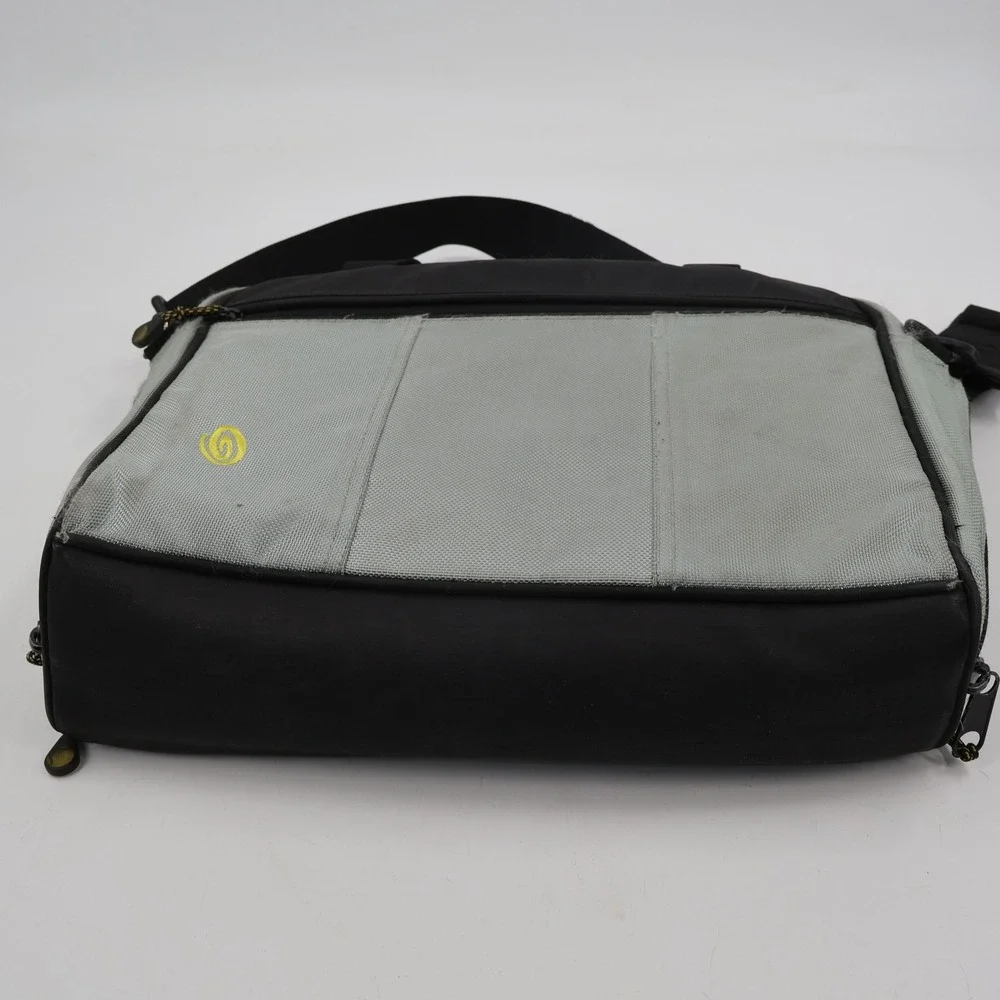 Timbuk2 Laptop Messenger Bag Mens OS Grey Black Ballistic Nylon Commuter Bag